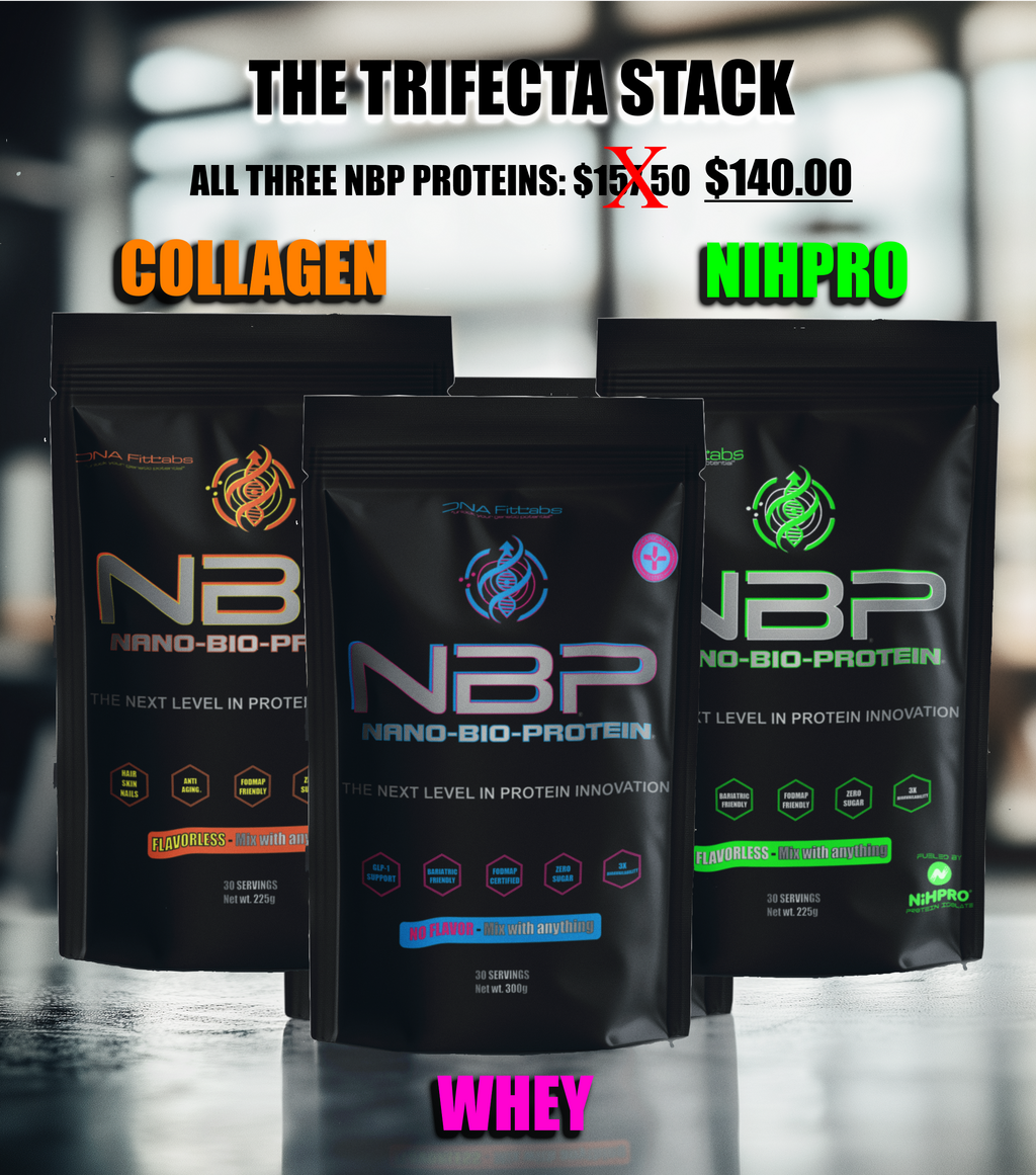 NBP (Nano-Bio-Protein) Trifecta Stack - Whey, Collagen, NiHPRO
