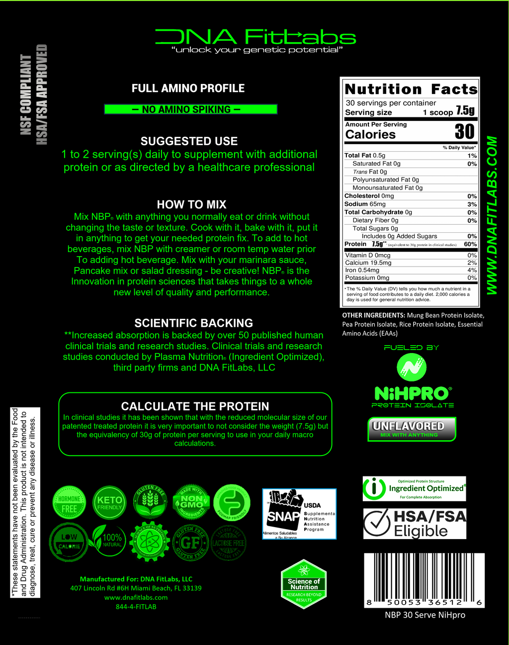 NBP (Nano-Bio-Protein) NiHPRO