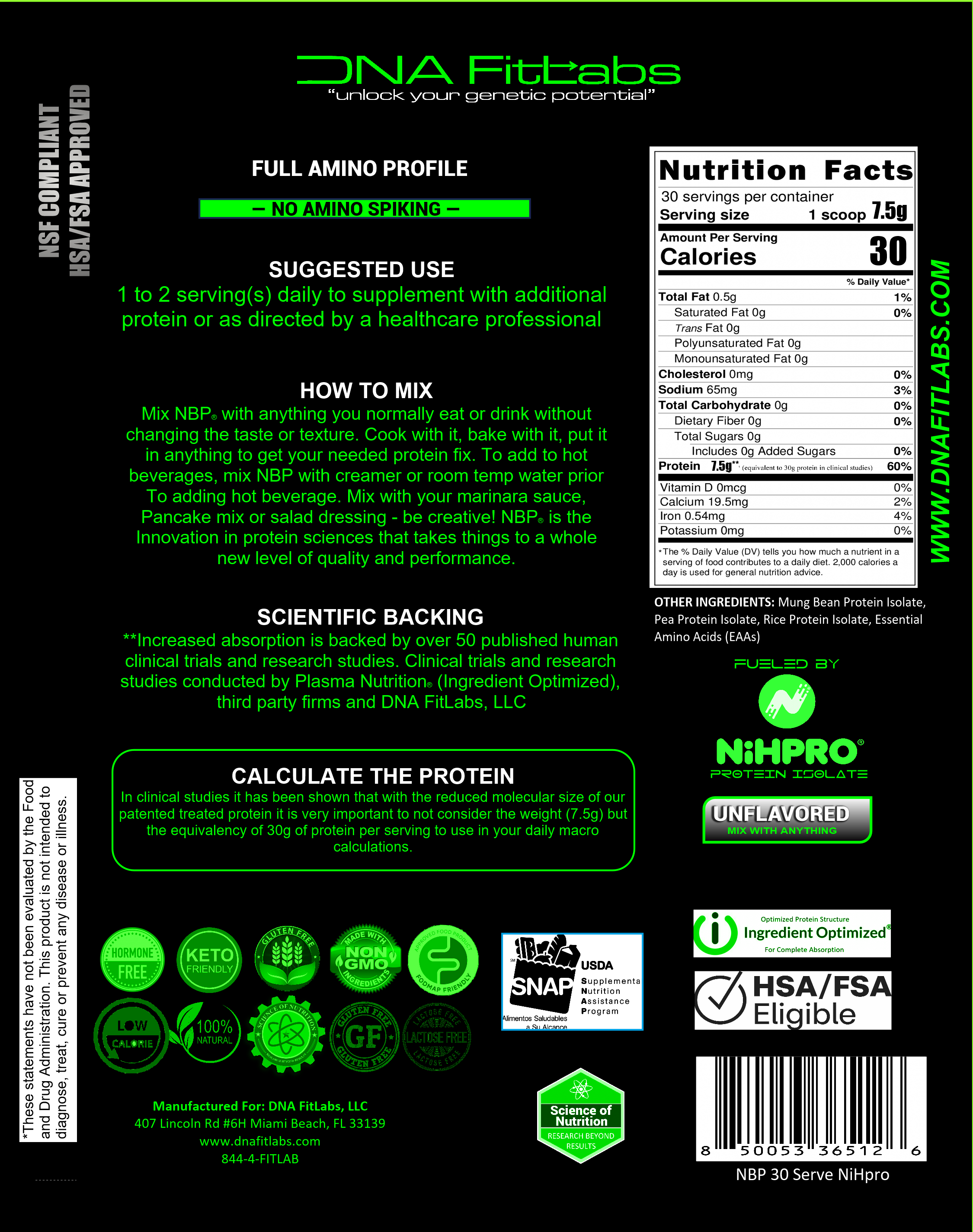 NBP (Nano-Bio-Protein) NiHPRO